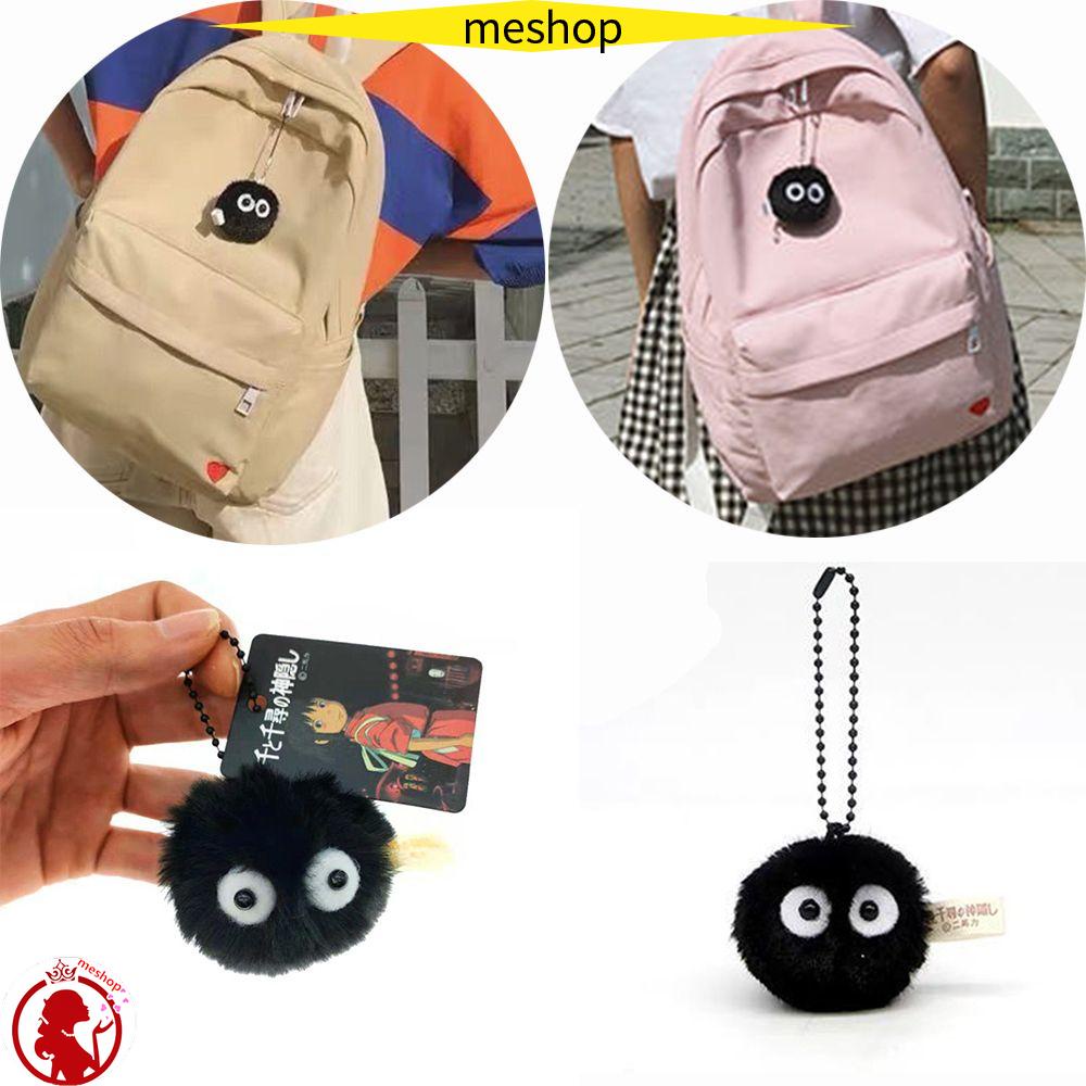 ❦ME❦ Cute Key Chain Plush Stuff Fashion Accessories Key Pendant Gift Spirited Away Briquettes Bag Charm Hairball