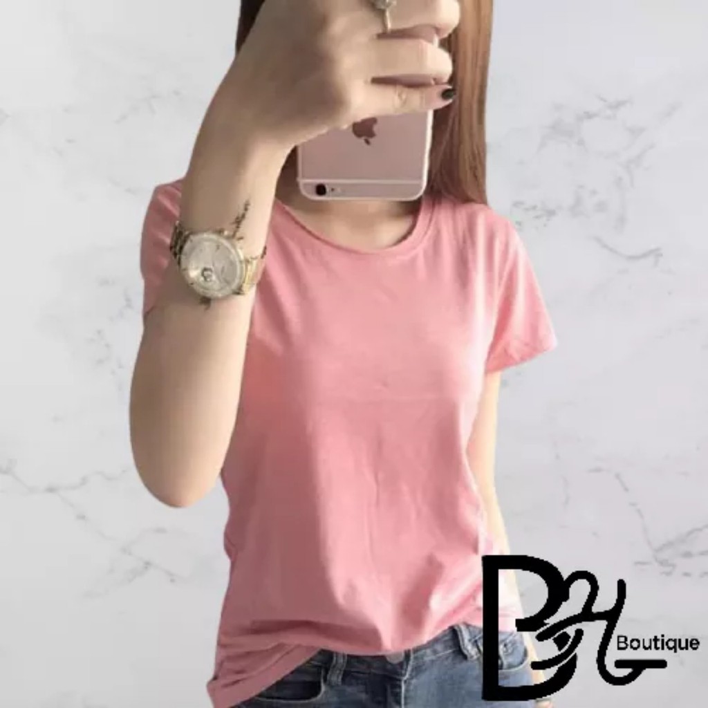 Áo phông thun nữ phom suông CỔ TRÒN vải Xược Gỗ hàn quốc thiết kế đẹp nhiều màu trắng,đen, đỏ