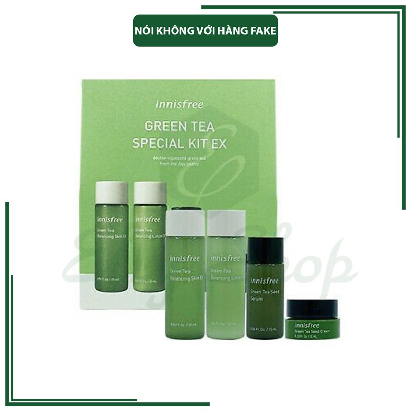 Bộ dưỡng da Innisfree Green Tea Special Kit EX - 4 PCS