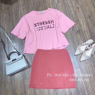 SET ÁO PULL + CV HỒNG XINH DÃ MAN👍👍👍