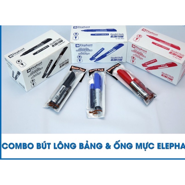 1 Hộp 12 Bút Lông Bảng và 12 Ống Mực