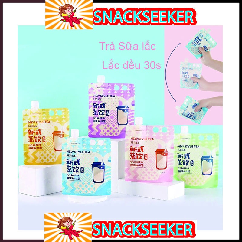 [FREESHIP 50K] Trà Sữa Lắc dạng túi SHAKE MILK TEA Siêu Ngon - Túi 20gr - Đồ ăn vặt Trung Quốc - Snackseeker