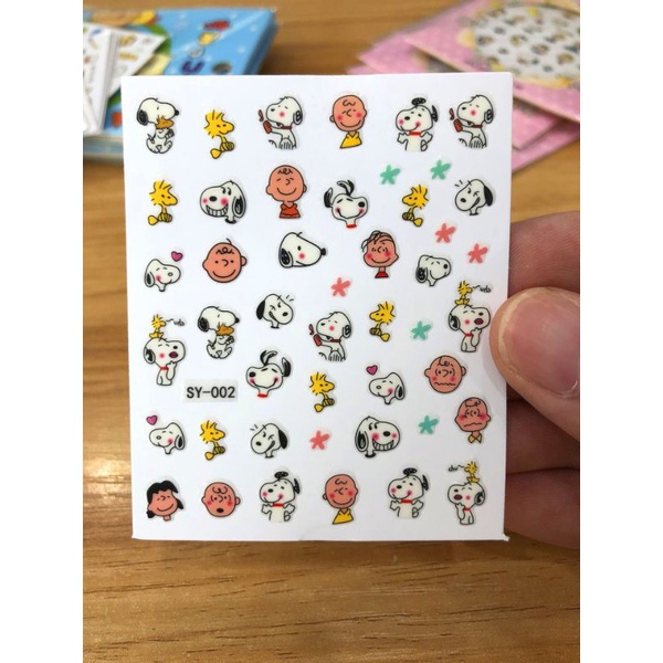 Set sticker dán móng Nail 3D nhiều mẫu mới cho Mẹ và bé