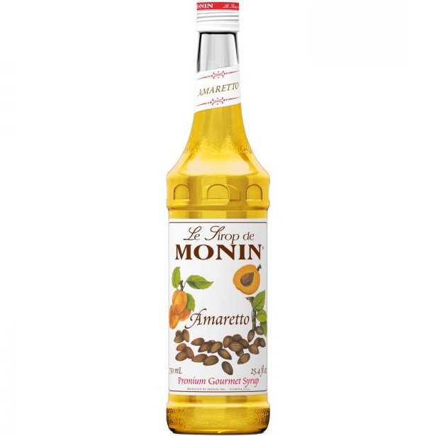 Siro Monin Amaretto chai 700ml. Hàng công ty giao ngay