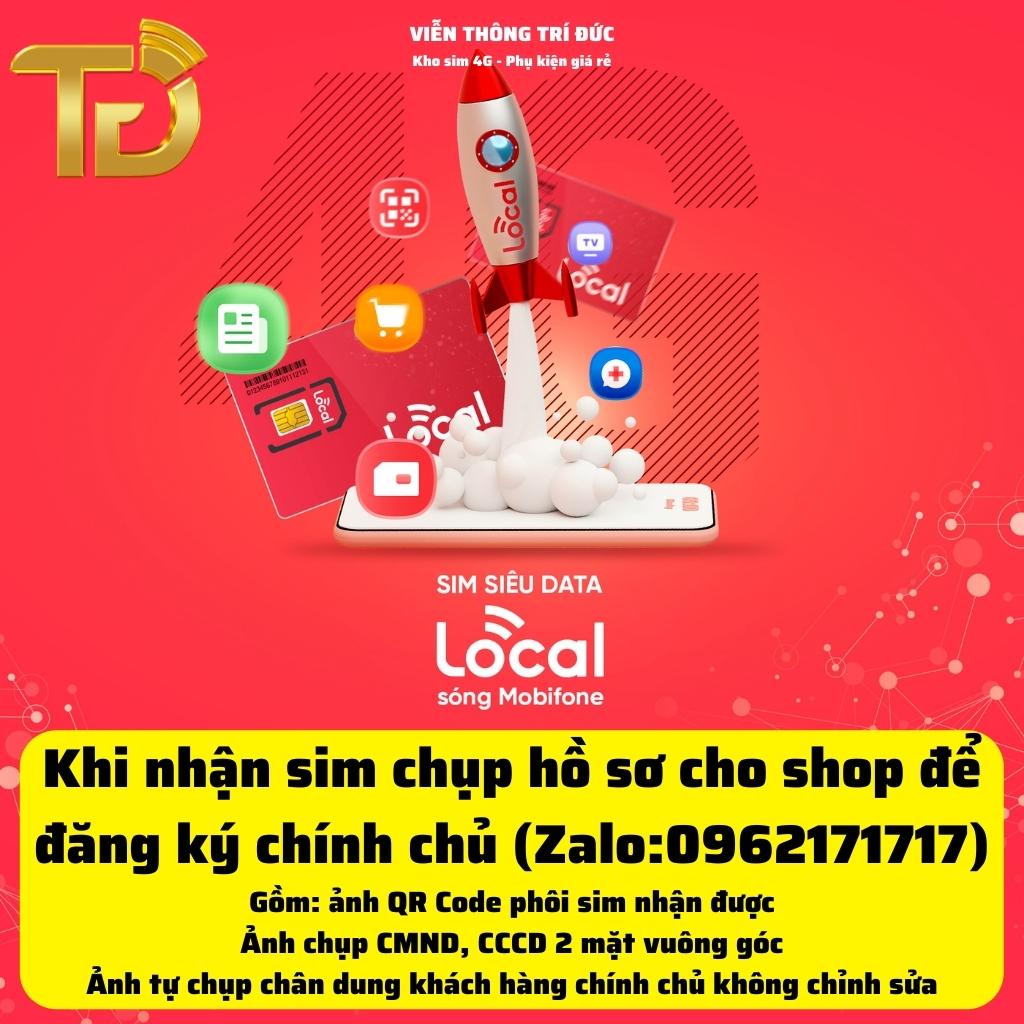 Sim 4G Local - Sóng Mobifone Data 90Gb/Tháng, Free Tháng Đầu, Sim Mobi Dung Lượng Khủng Phát Wifi, Chơi Game Tốc Độ Cao