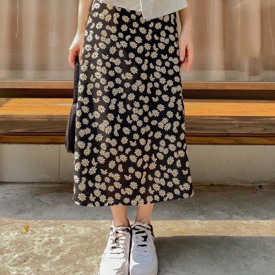 Chân Váy Midi Hoa Cúc Siêu Hottrend MAICHI999 | BigBuy360 - bigbuy360.vn