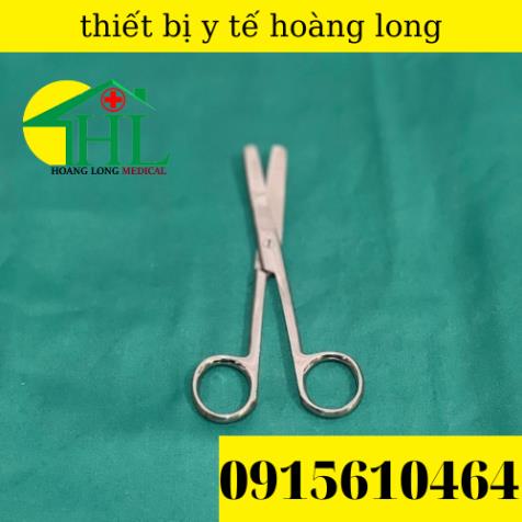 Kéo Y Tế , Kéo Cong 2 Đầu Tù 14cm Sắc Bén Hàng Loại 1 Pakistan