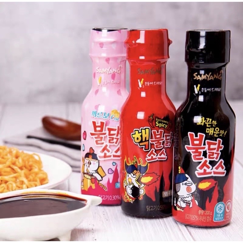 SỐT GÀ CAY SAMYANG, SỐT NẤU TOKBOKKI, SỐT TƯƠNG ĐEN TỔNG HỢP