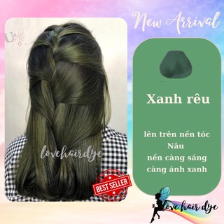 Thuốc Nhuộm Tóc Xanh Rêu Chuẩn Salon Lovehairdye