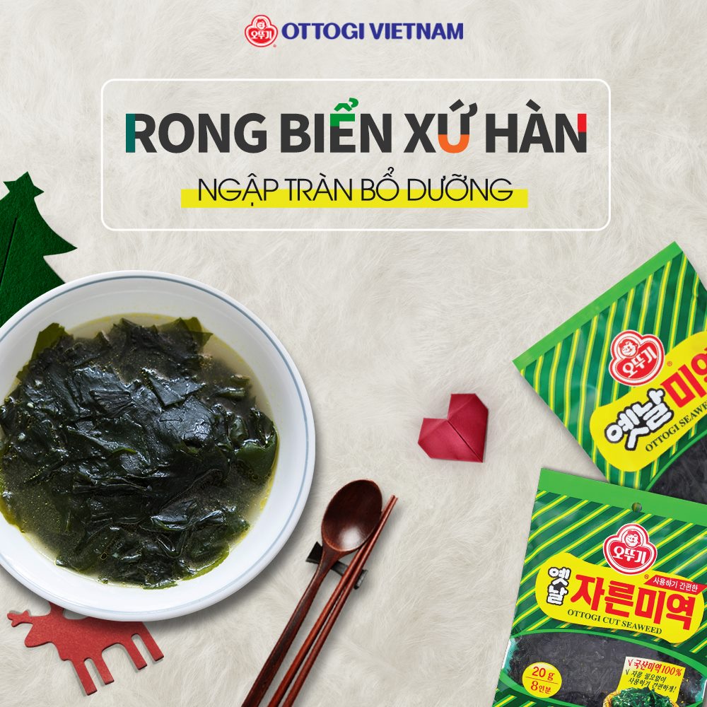 Rong Biển Ottogi 100G Chính Hãng Hàn Quốc