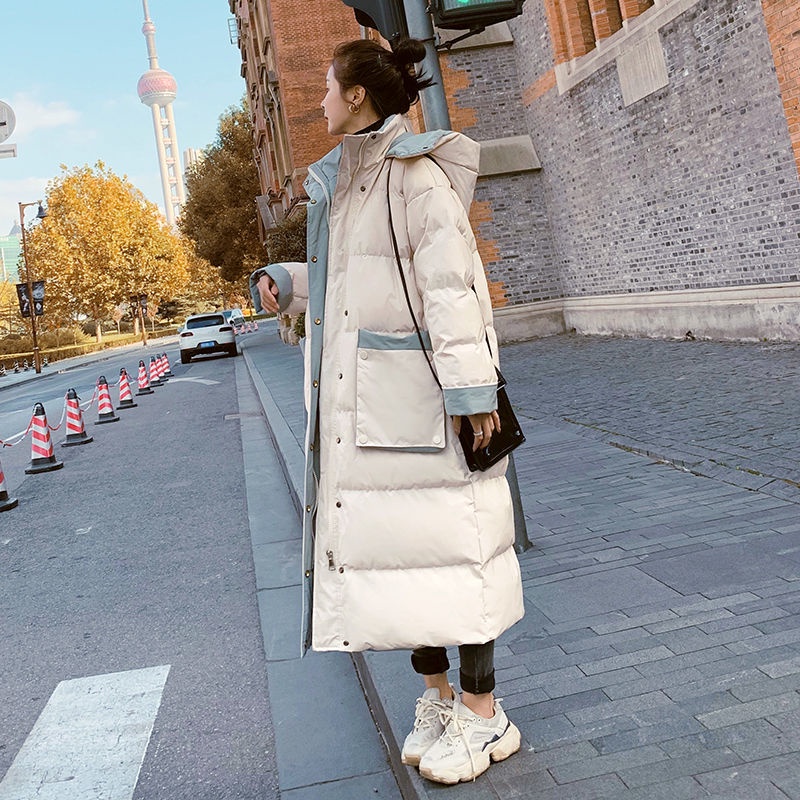 Áo khoác đệm cotton dáng rộng thời trang mùa đông Hàn Quốc 2020 mới cho nữ