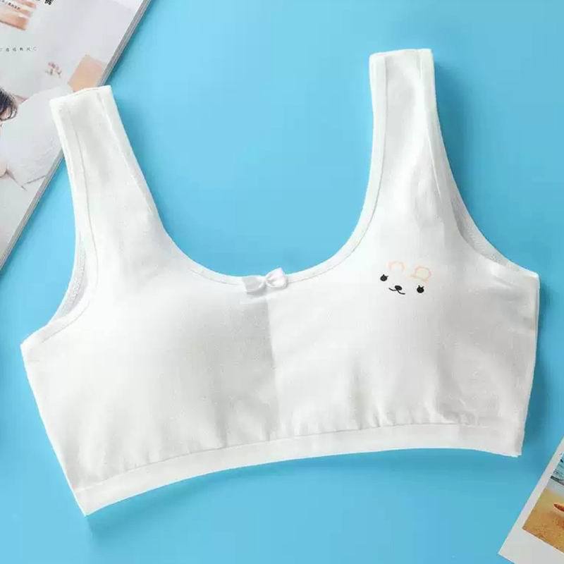 10-15 - 18 Tuổi Áo lót vải cotton Có Mút Đệm Ngực Dành Cho Bé Gái