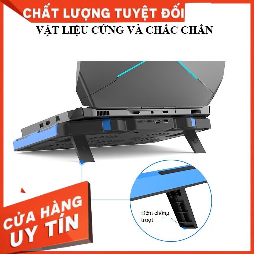 Đế Tản Nhiệt Laptop ❤️FREESHIP❤️ Quạt Tản Nhiệt Với 5 Quạt Làm Mát Công Suất Lớn - Tản Nhiệt CPU Giúp Bảo Vệ Máy Tính Q7