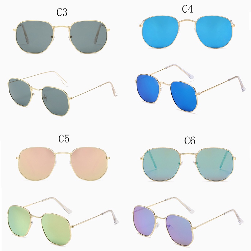 Kính Mát Gọng Lục Giác Thời Trang Vintage 9900-4900 Độc Đáo