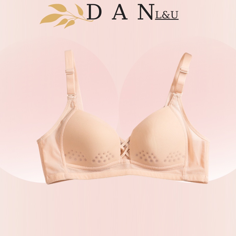 Áo Ngực Nữ Không Gọng Cài Sau Mềm Mại Thoáng Mát Tôn Vòng 1 Gợi Cảm Quyến Rũ DAN L&amp;U 244