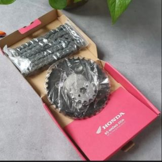 Bộ nhông sên dĩa xe FUTURE Mập, LED, WAVE 125 zin chính hãng