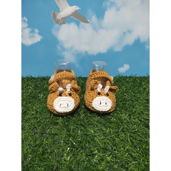 Giày len cho bé không dán đế