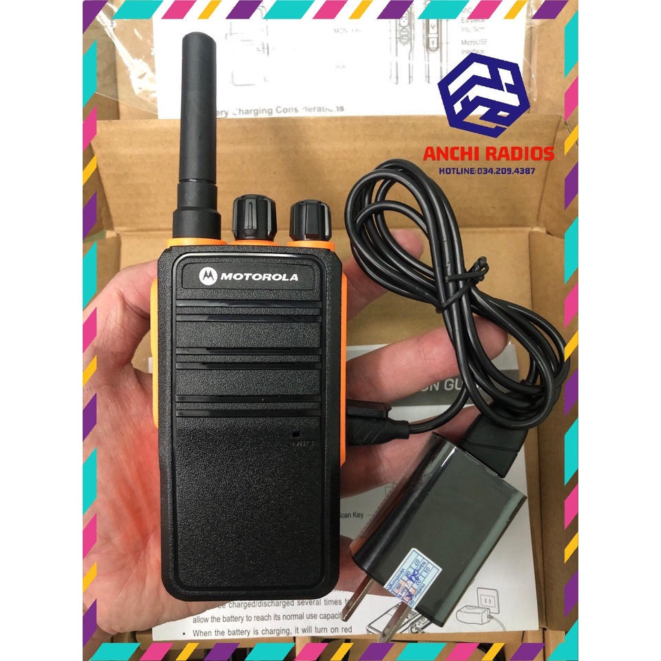 Bộ đàm Motorola GP516S (Loa chống bụi, Dung lượng pin cực lớn >12 tiếng,)