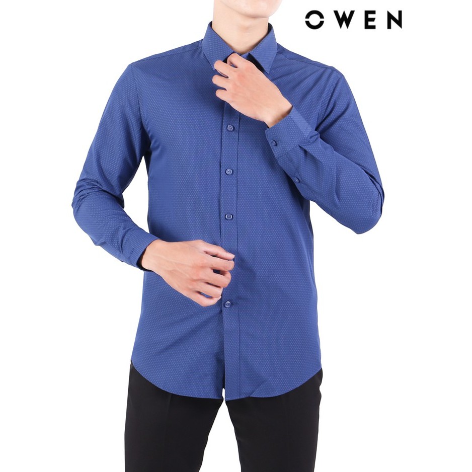 Áo Sơ mi dài tay nam OWEN Regularfit - AR22692D