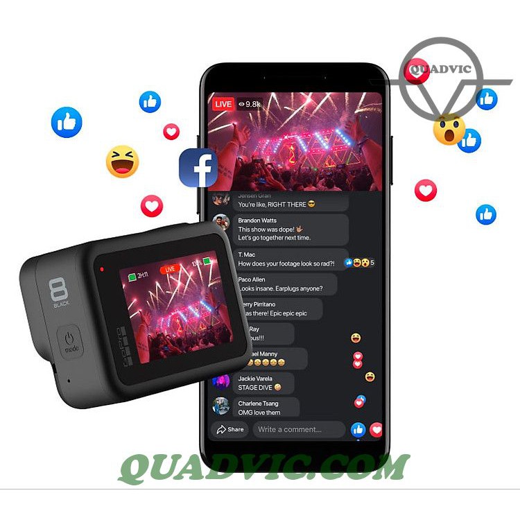 Máy quay phim action camera gopro hero 8 | BigBuy360 - bigbuy360.vn