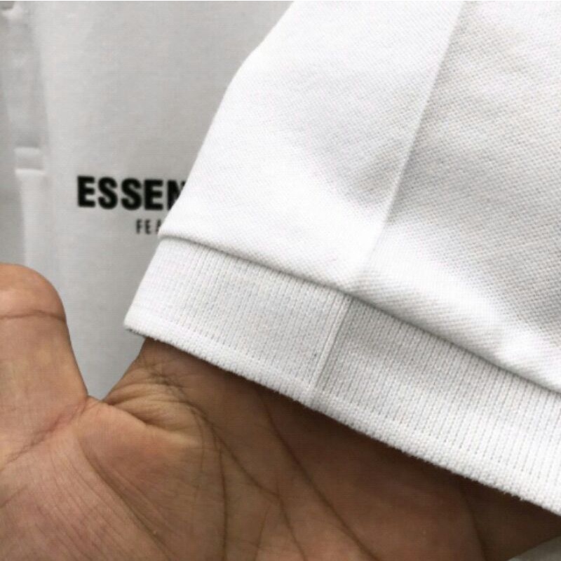 Áo Polo Essentials unisex cao cấp chính hãng Ken-Tshirt, áo thun có cổ tay lỡ nam nữ chuẩn form, áo thun có cổ essential