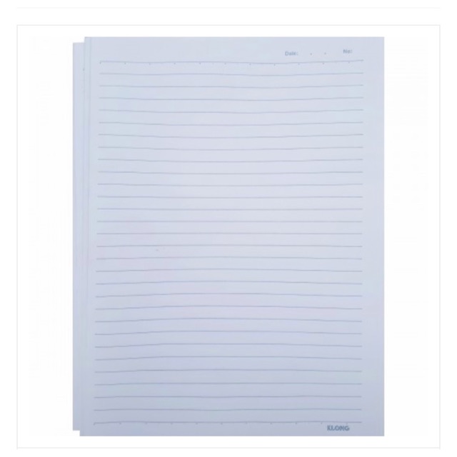 Giấy thếp A4 72tr không lề; MS 317