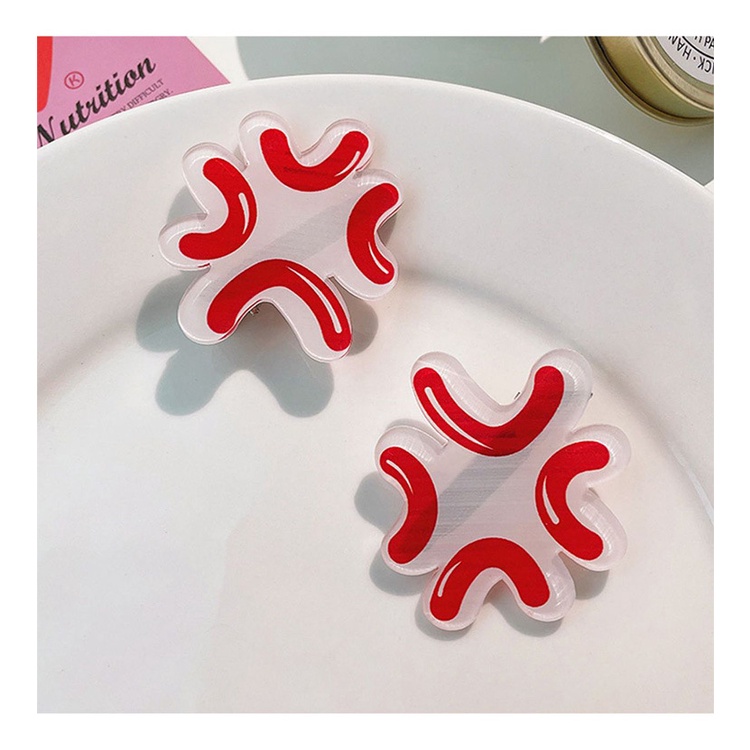 (Hàng Mới Về) Kẹp Tóc Hình Giọt Nước Không Gây Mồ Hôi 2021