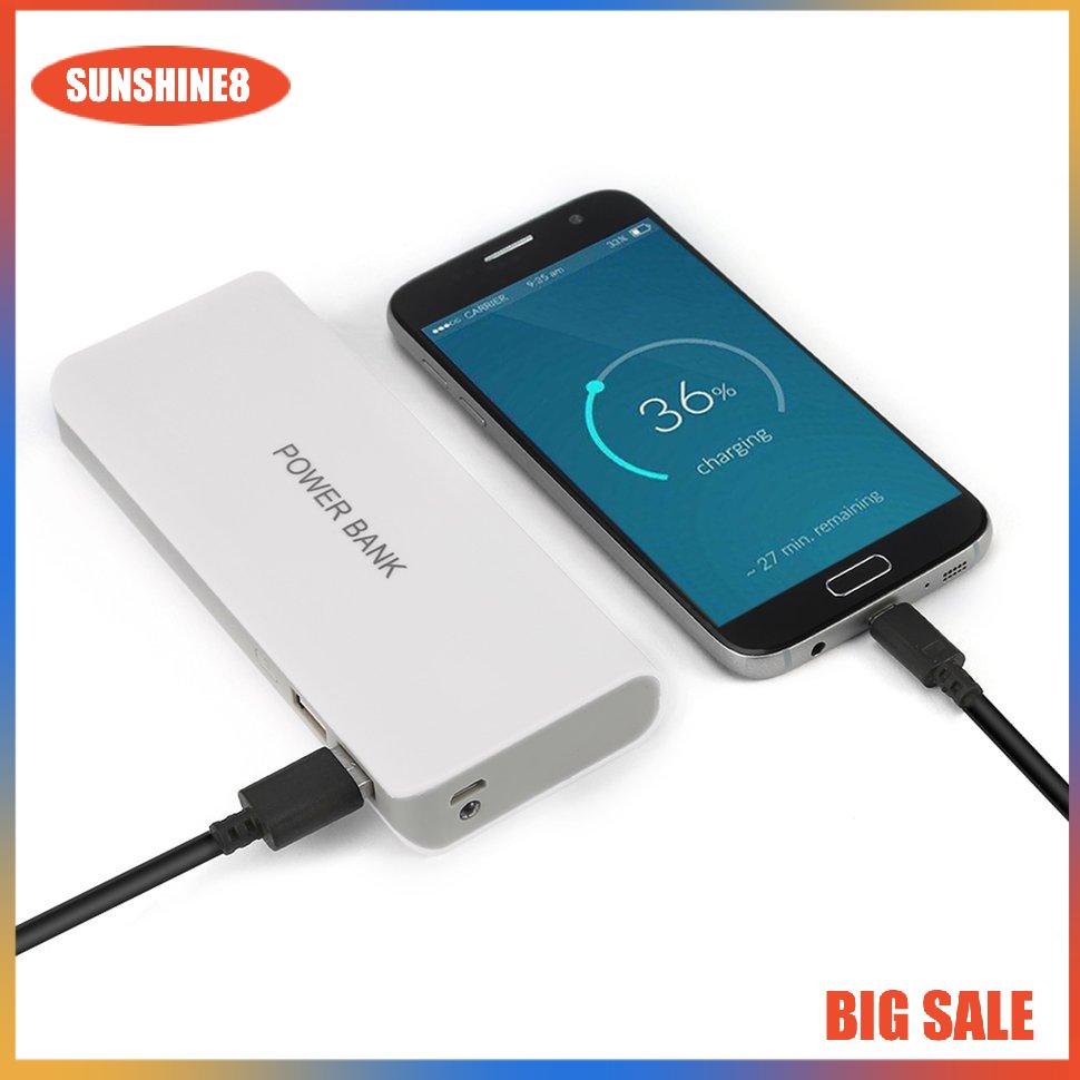 【SUN】[NEW]13000mah PowerBank Case Portable Mobile Phone Two USB Interface Charging Bank