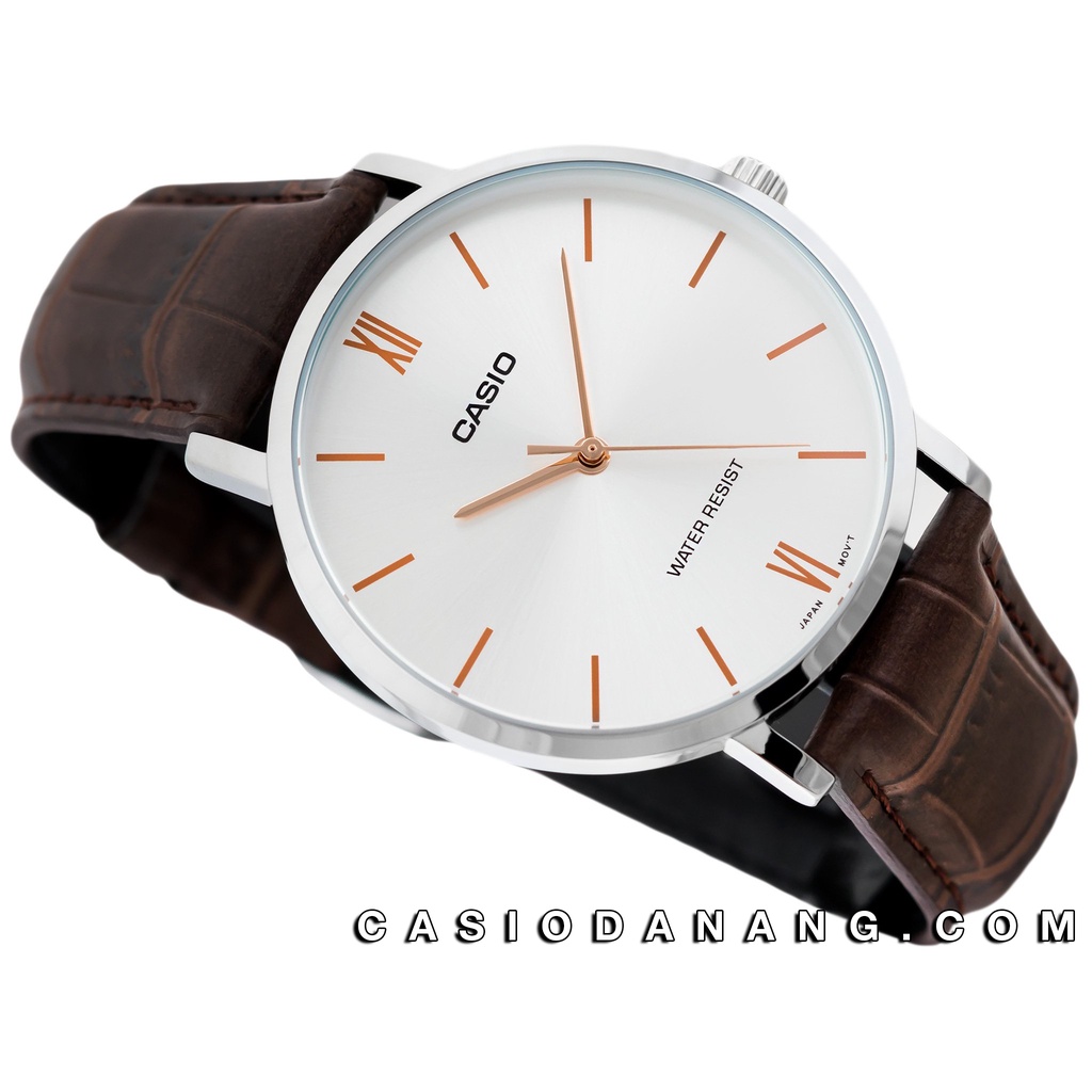Đồng hồ nam dây da Casio Standard chính hãng Anh Khuê MTP-VT01L-7B2UDF (40mm)