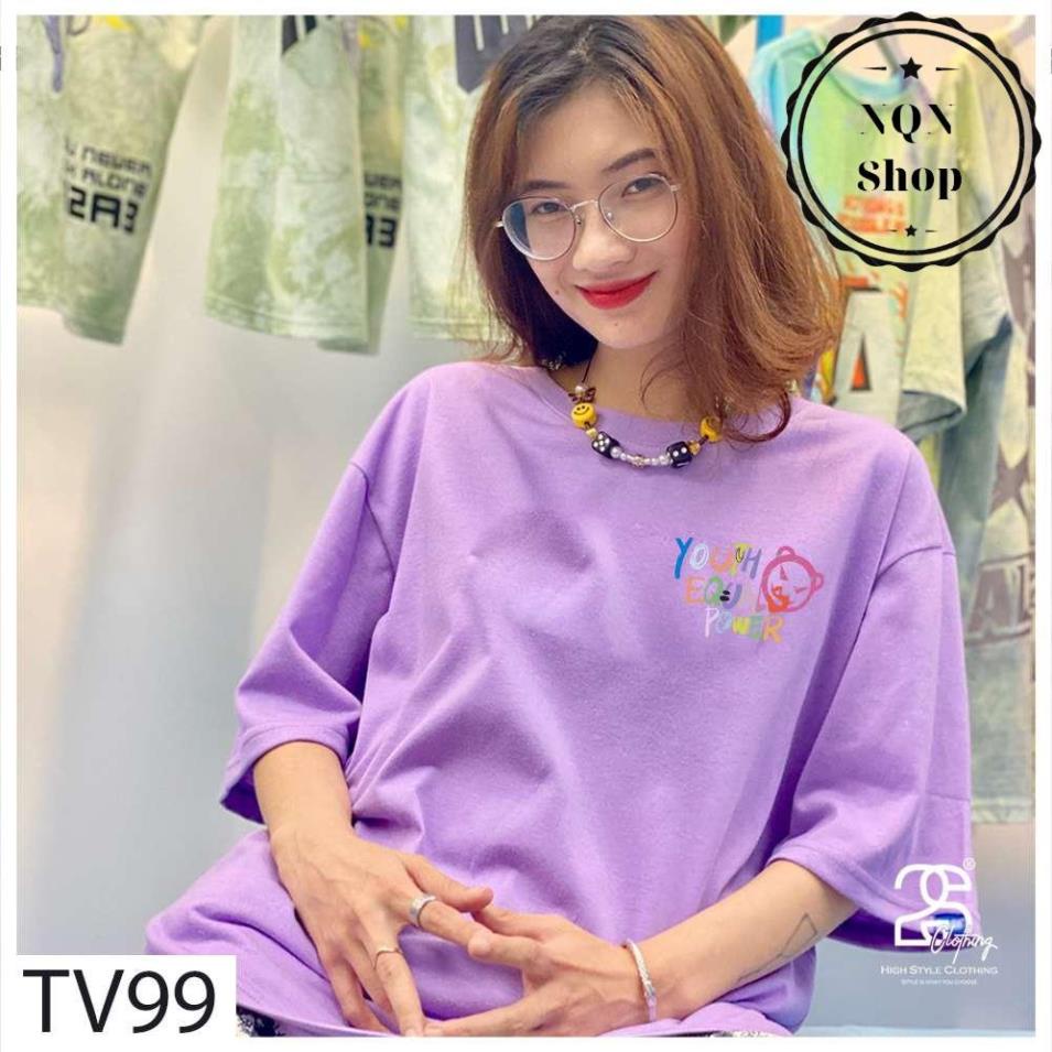 Áo Thun Tay Lỡ NQN Shop Áo Phông Unisex Nam Nữ Cotton Oversize Form Rộng Giá Rẻ In Hình Chữ Màu Sắc Thời Trang TV99 | BigBuy360 - bigbuy360.vn