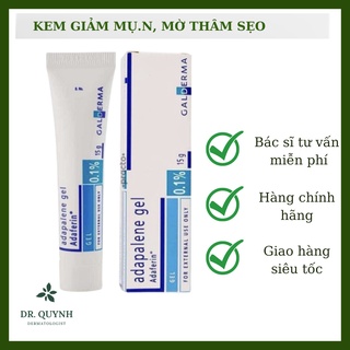 Gel giảm mụn adaferin 0.1% adapalene 15g