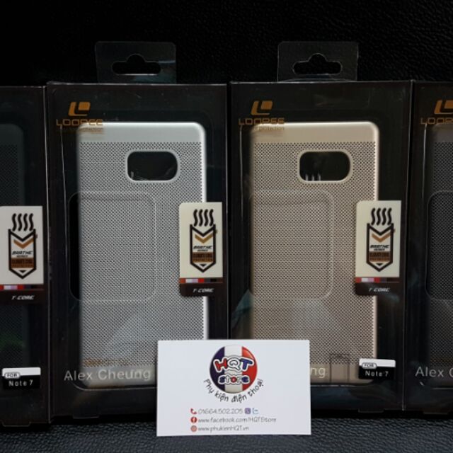 Ốp lưng lưới tản nhiệt Loopee cho Note FE / Note 7 / Note 5 / S6 Edge Plus - Ốp giải nhiệt