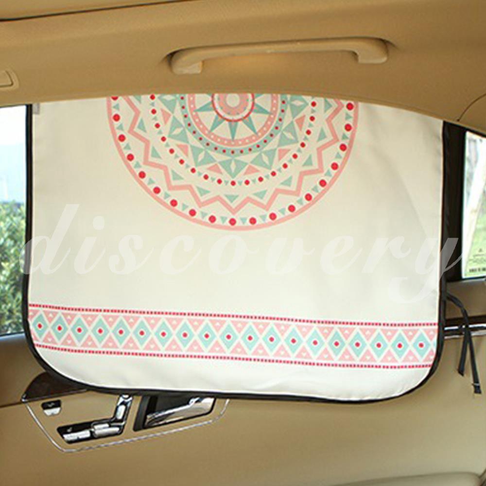 Cartoon Sun Shade Car Sun Shade Cute Pattern With Magnet Printing