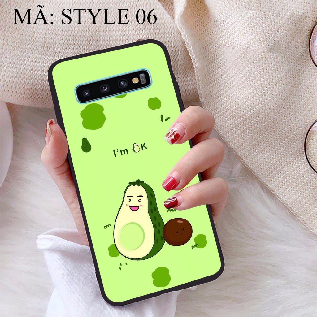 Ốp lưng Samsung S10 Plus viền dẻo TPU BST Phong cách