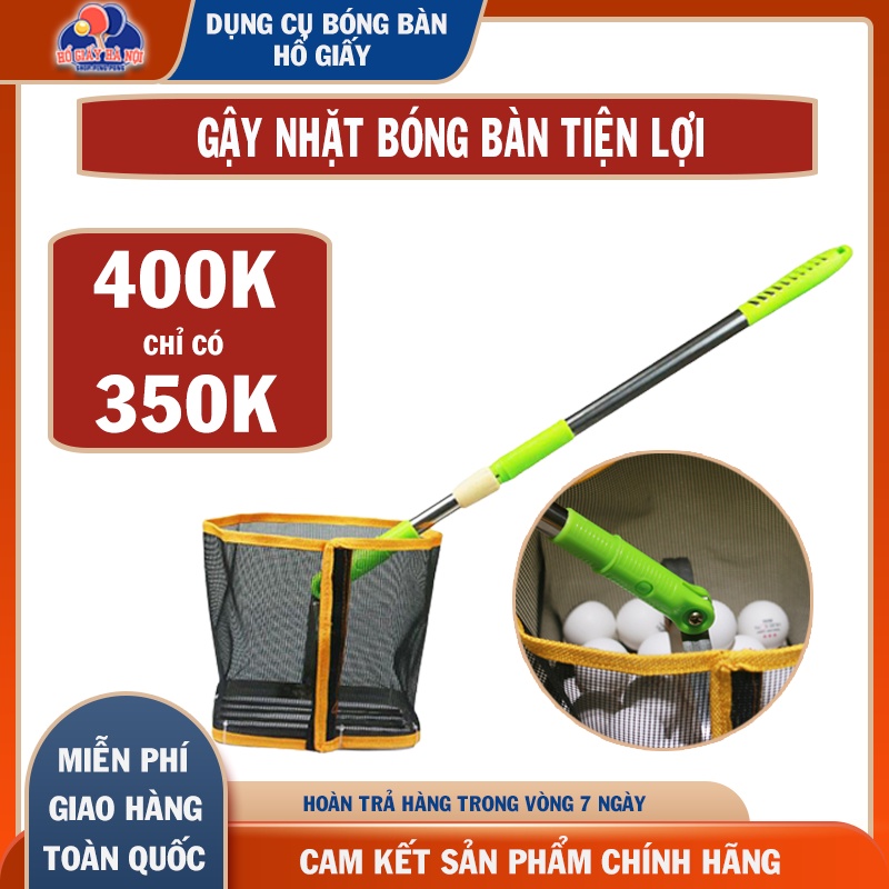 Gậy Nhặt Bóng Bàn Đa Năng Chống Mỏi Lưng Đựng 150 Quả Bóng
