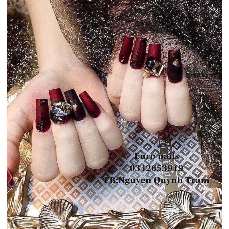 Sơn gel màu đỏ tuyết , sơn gel lẻ đỏ noel năm mới