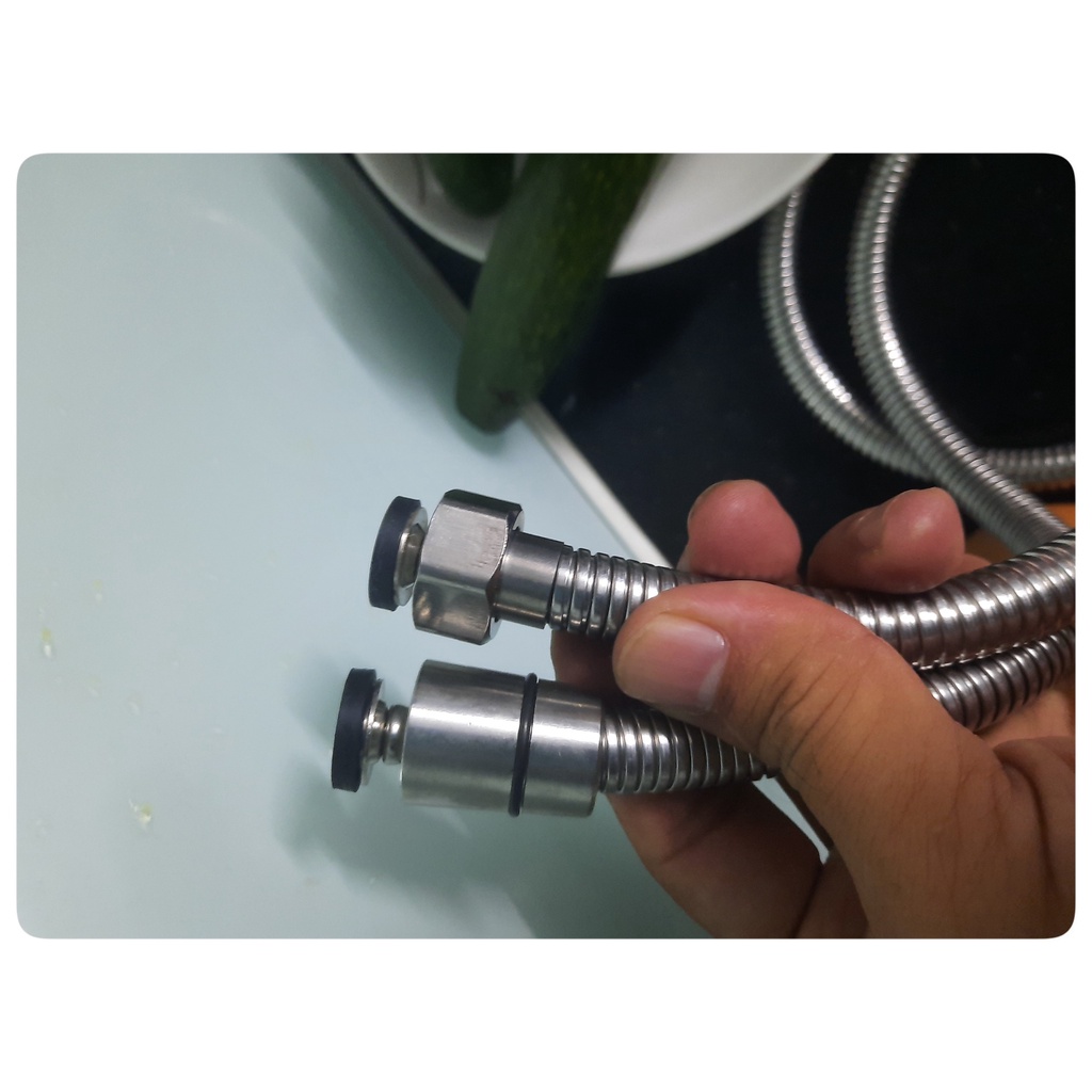 Dây Cấp Nước Vòi Hoa Sen Chất Liệu INOX Không Gỉ Siêu Bền Dụng Cụ Phòng Tắm - Sentaku