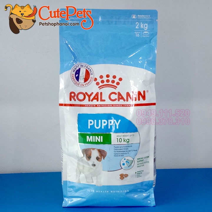 Hạt Royal Canin Mini Puppy 2kg - Thức ăn cho chó con - Phụ kiện thú cưng Hà Nội