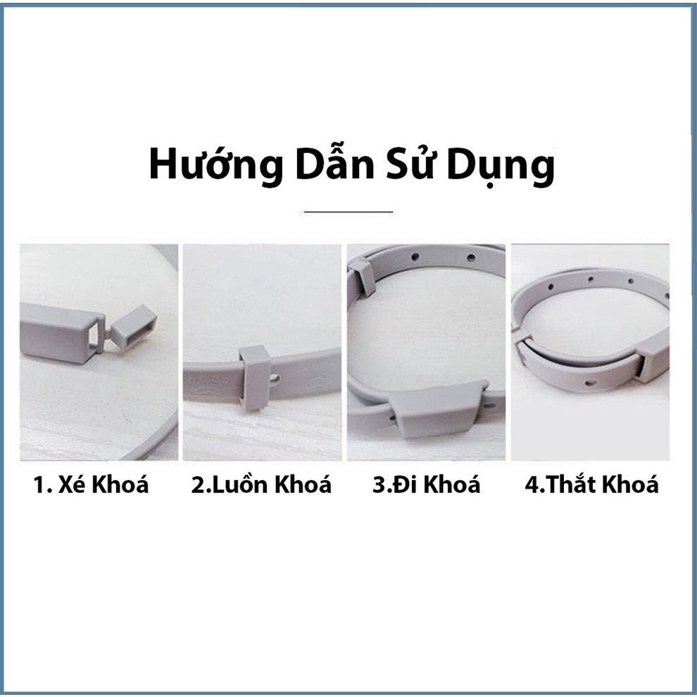 Vòng Cổ Chống Ve Rận Bọ Chét Cho Chó Mèo Chất Liệu Cao Su An Toàn Chống Thấm Nước