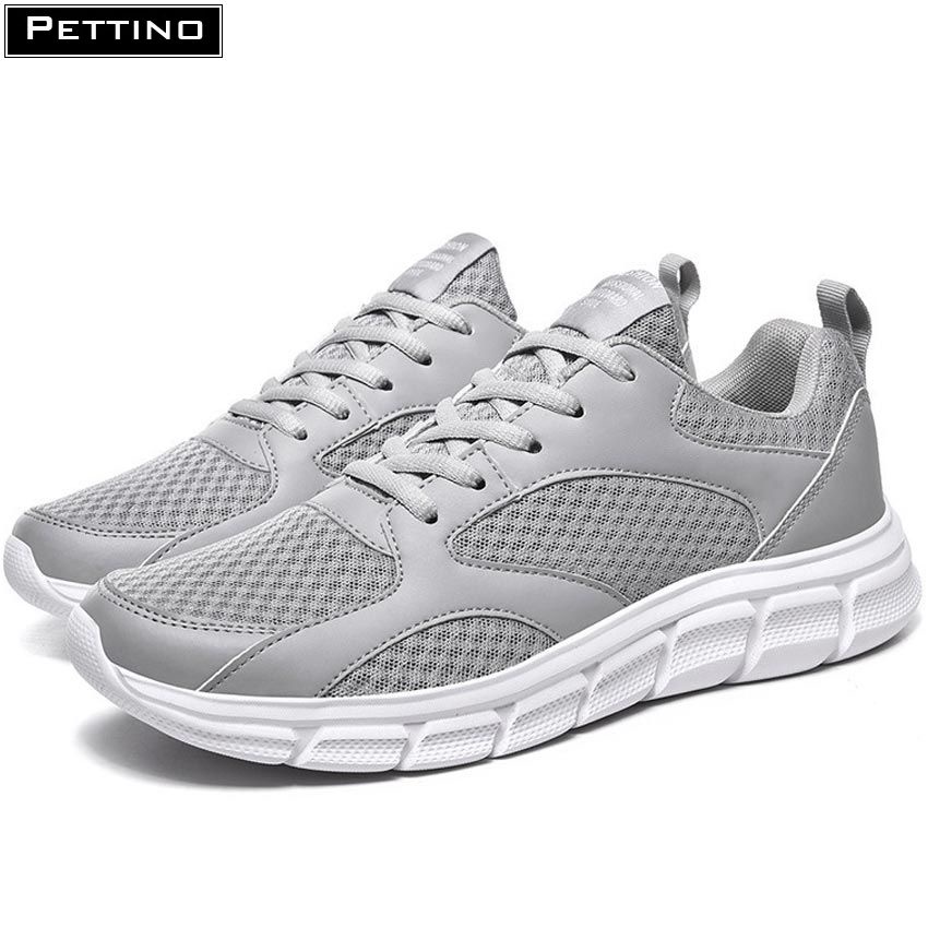 Giày sneaker nam siêu nhẹ đi bộ thoải mái êm chân cực thoáng khí, thời trang PETTINO-SD01
