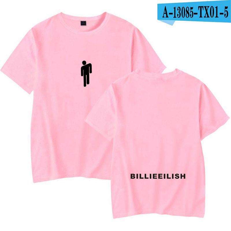Áo Thun Cotton Tay Ngắn In Hình Billie Eilish Plus Size 4XL 253A Thời Trang Unisex