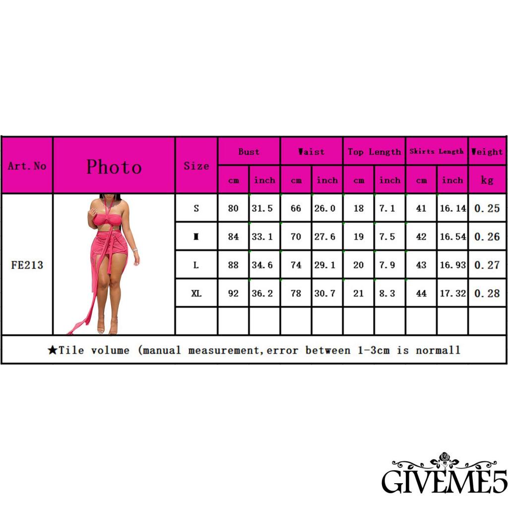 Set Đồ 2 Món Gồm Áo Lửng Hai Dây Màu Trơn Và Chân Váy Ngắn Lưng Cao Thắt Dây Thiết Kế Độc Đáo Cho Nữ