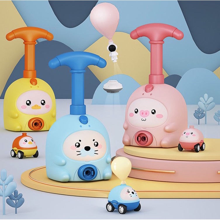 Đồ chơi ô tô bơm bong bóng trợ lực dành cho bé - MH: B0035
