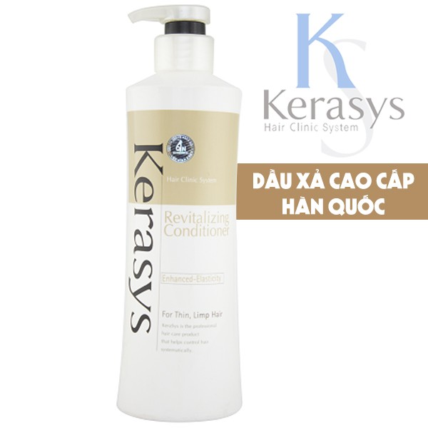 Dầu xả tăng cường độ chắc khỏe Kerasys Revitalizing Cao cấp Hàn Quốc 600ml - Hàng Chính Hãng