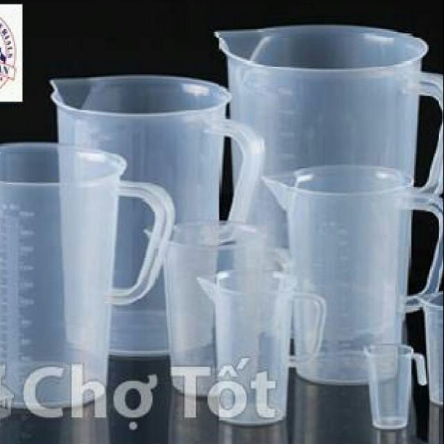 Ca đong 2l có chia vạch các cỡ nhựa