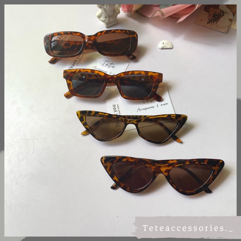 Kính thời trang nam nữ hiện đại🔻Kín râm mát da beo