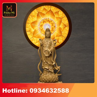 [SALE HOT] Đèn Hào Quang 198, khung sắt, Đường kính 30cm (đặt tượng thờ cao 25cm đến 40cm) [ tượng phật bà quan âm ]