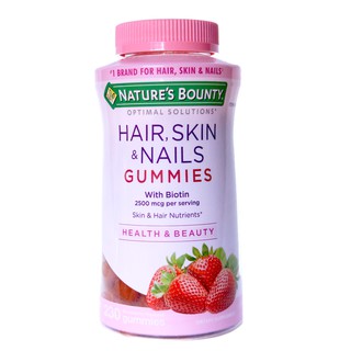 Kẹo bổ sung Vitamin cho da, tóc, móng Nature's Bounty Hair Skin Nails 230 Gummies Mỹ