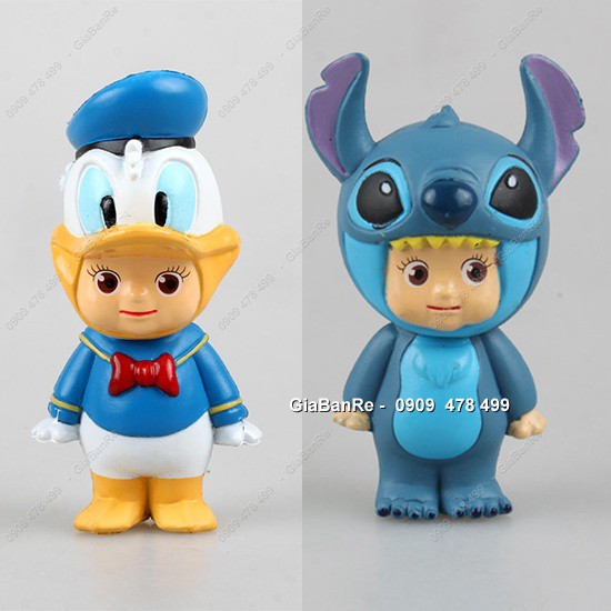 Bộ 6 Nhân Vật Nhựa Bé Yêu Disney Siêu Kute -  7928