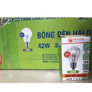 Bóng đèn tròn 28w và 42w thái dương ánh sáng vàng